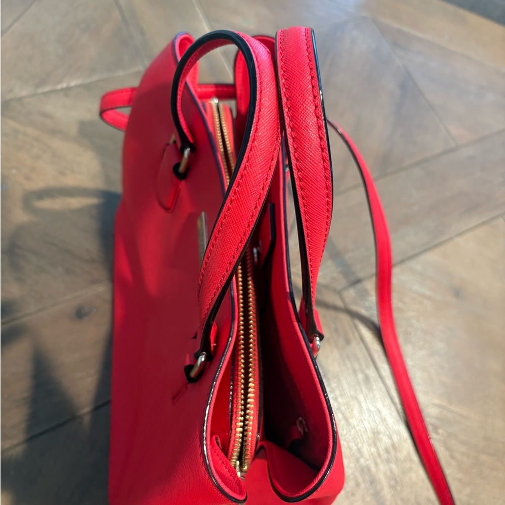 Kate Spade Vibrant Red Satchel - Picture 3 of 6